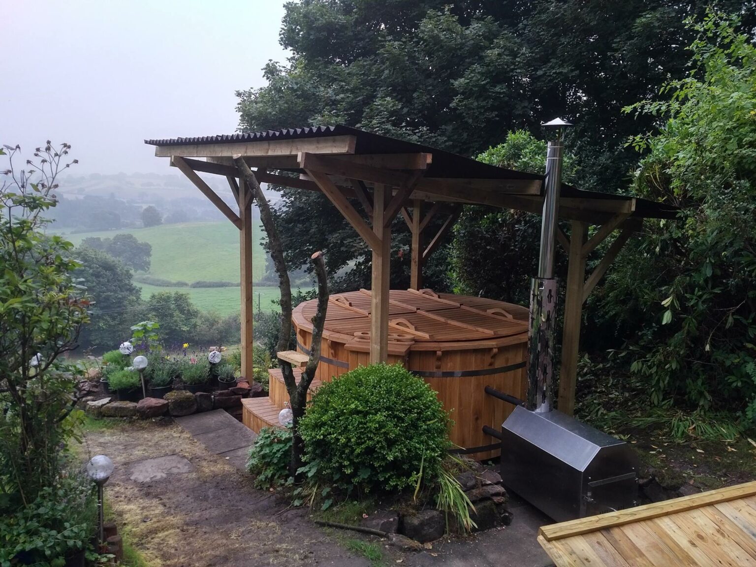 Wood Fired Hot Tub Traditional Wooden Hot Tubs in UK Royal Tubs