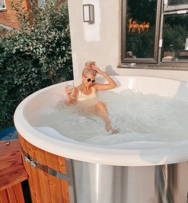 Deluxe Acrylic WoodFired Hot Tub Royal Tubs