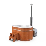 Ofuro Acrylic Off-Grid - Thermowood - White - External