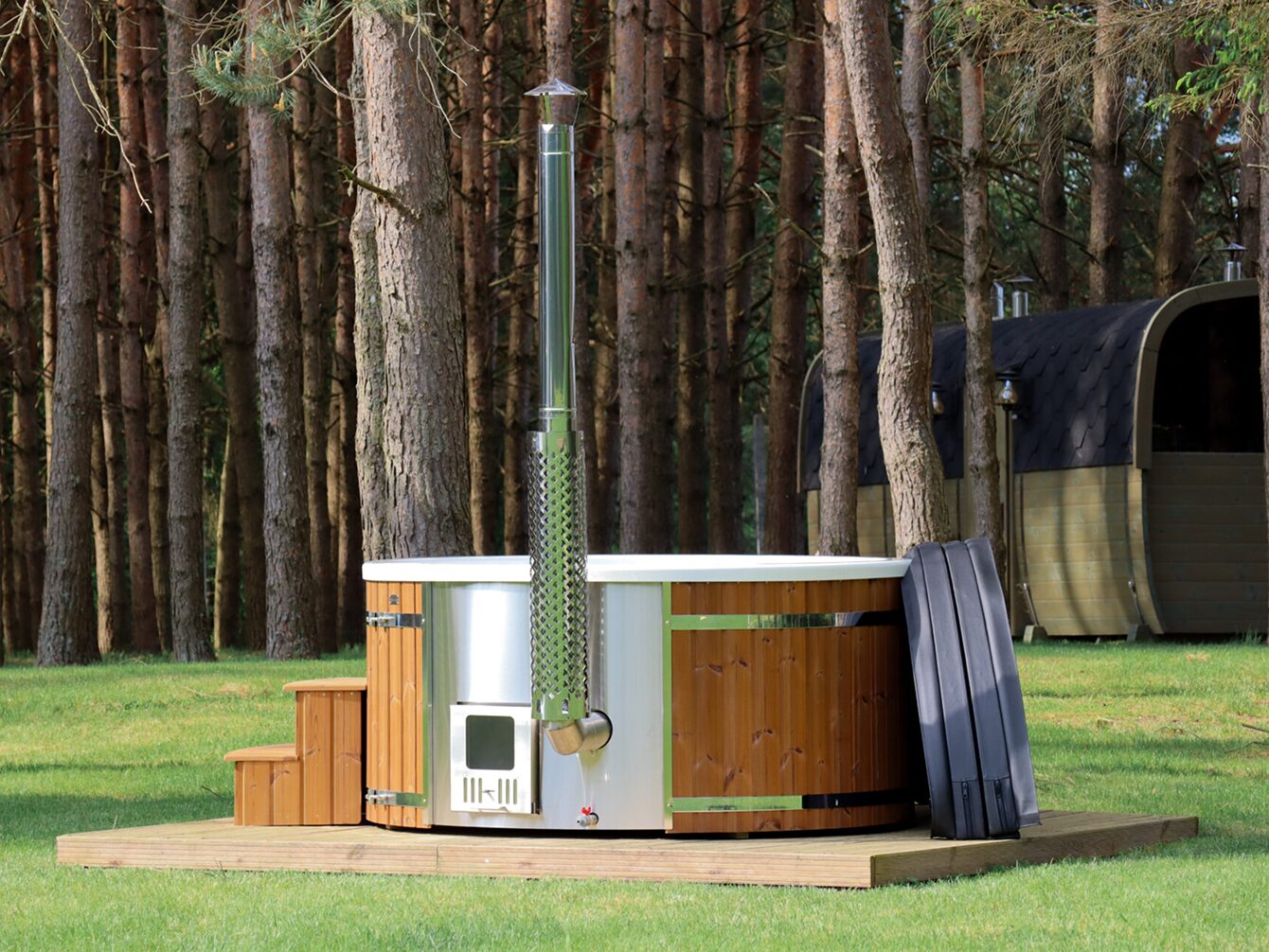 Customers enjoying a Royal Tubs hot tub (placeholder image)